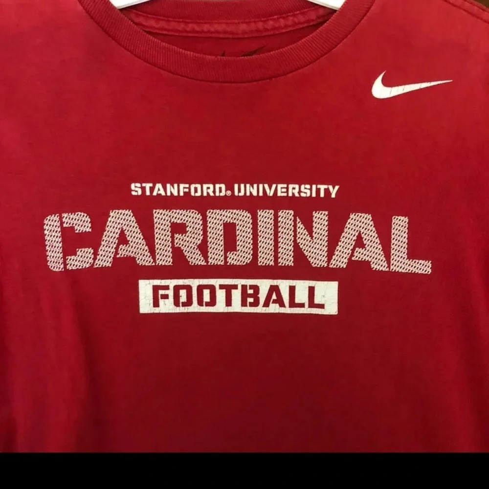 Nike Youth Standord Football Cotton Tee red size youth large - Picture 3 of 5